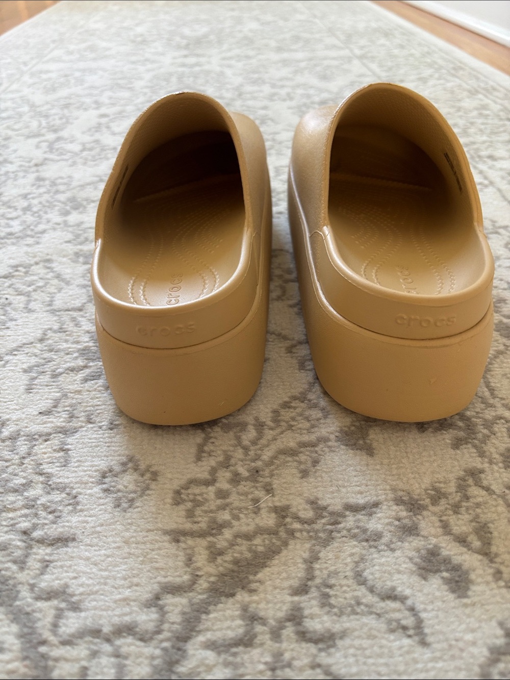 CROCS Women's Platform Clog - tan - Picture 4 of 5